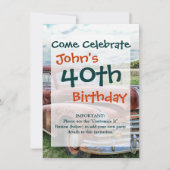 Rusty Old Classic Car Automobile Kaart (Voorkant)