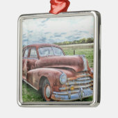 Rusty Old Classic Car  Automobile Metalen Ornament (Links)