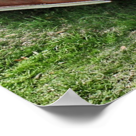 Rusty Old Classic Car  Automobile Poster (Hoek)