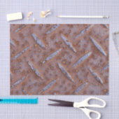 Rusty Old Metal Texture Tissuepapier (Craft)