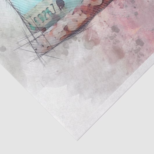 Rusty Old Truck  20x30-decoupage Tissuepapier (Detail)