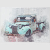 Rusty Old Truck  20x30-decoupage Tissuepapier (Voorkant)