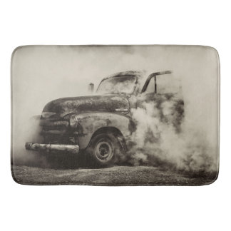 Rusty Old Truck Burnout Badmat