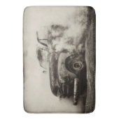 Rusty Old Truck Burnout Badmat (Voorkant Verticaal)