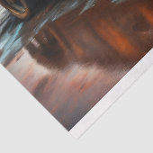 Rusty old want no3 post-apocallyptic Tissue paper Tissuepapier (Detail)