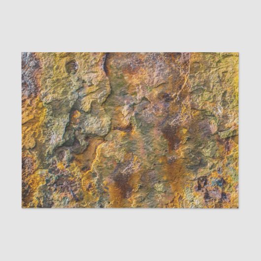 Rusty oranje abstracte textuur tissuepapier (Voorkant)