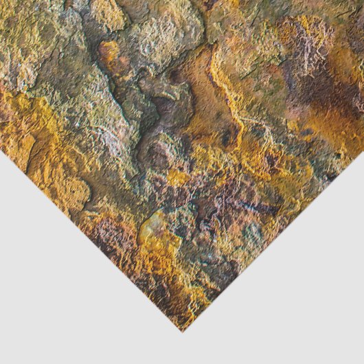 Rusty oranje abstracte textuur tissuepapier (Detail)