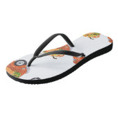 Rusty Oranje  Pickup Truck met pompoenen Teenslippers (Schuin)