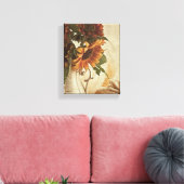 Rusty Oranje zonnebloemen Canvas Afdruk (Insitu (Woonkamer))
