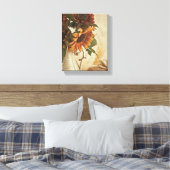 Rusty Oranje zonnebloemen Canvas Afdruk (Insitu (Slaapkamer))