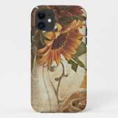 Rusty Oranje zonnebloemen Case-Mate iPhone Case (Achterkant)