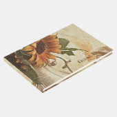 Rusty Oranje zonnebloemen Gastenboek (Hoek)