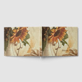 Rusty Oranje zonnebloemen Gastenboek (Volledig)