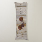 Rusty oud ijzerhangslot op een houten deur _ lichaamskussen (Voorkant Verticaal)