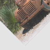 Rusty oude vrachtwagen verlaten in Australië buite Tissuepapier (Detail)