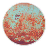 Rusty Peeling Paint Keramische Knop (Voorkant)