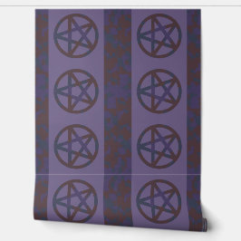 Rusty Pentagram Wallpaper Rand Paarse Behang