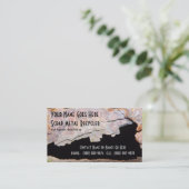 Rusty Pipe Metal Work of Sshit Recycling Visitekaartje (Staand voorkant)