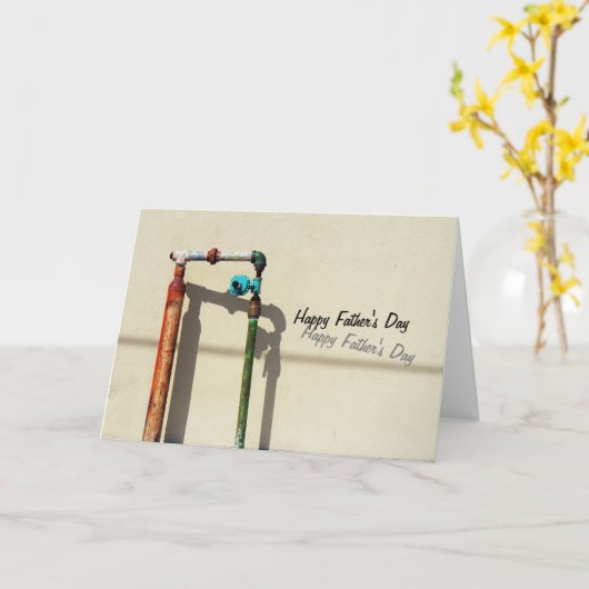 Rusty Pipes Kaart (Gele Bloem)