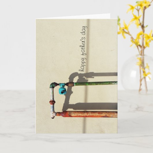 Rusty Pipes Kaart (Gele Bloem)