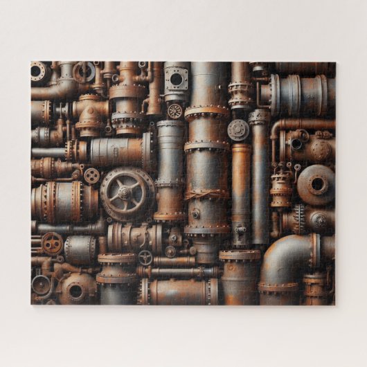 Rusty Pipes Puzzel (Horizontaal)