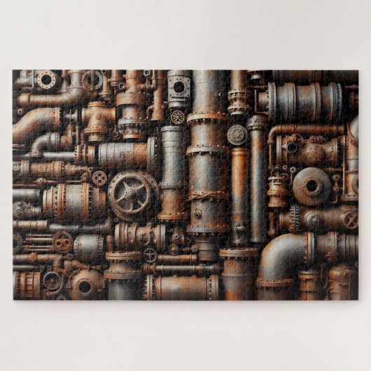 Rusty Pipes Puzzel (Horizontaal)