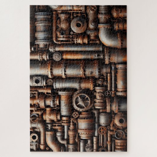 Rusty Pipes Puzzel (Verticaal)