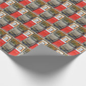 Rusty-pomp voor Retro Cadeaupapier (Hoek)