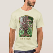 Rusty Rabbit Columbine Flower Garden Personalized T-shirt (Voorkant)