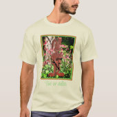 Rusty Rabbit Columbine Flower Garden Persoonlijk T-shirt (Voorkant)