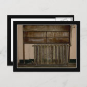 Rusty Radiator (Room Heater) in de gevangenis van Briefkaart (Voorkant / Achterkant)
