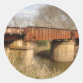 Rusty Railroad Bridge sticker (Voorkant)