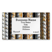 Rusty Rebar Design Magnetic Visitekaartje Magnetisch Visitekaartje (Voorkant)