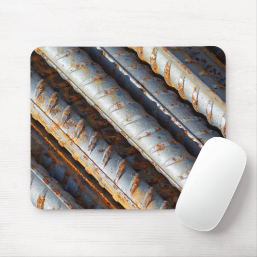 Rusty Rebar Mousepad Muismat (Met muis)