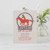 Rusty Red, laatste ride voor de bruid Kaart (Staand voorkant)