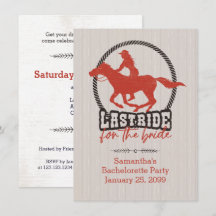 Rusty Red, laatste ride voor de bruid