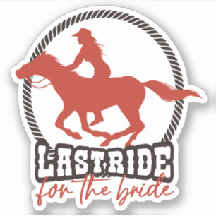 Rusty Red, laatste ride voor de bruid Sticker