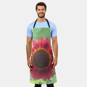 Rusty Red Sunflower Schort (Gedragen)