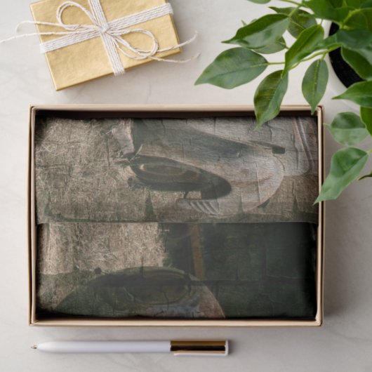 Rusty Retro Car  20x30-decoupage Tissuepapier (Geschenk)