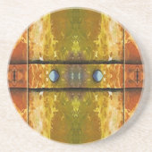 Rusty Rivets en Bars Abstract Zandsteen Onderzetter (Voorkant)