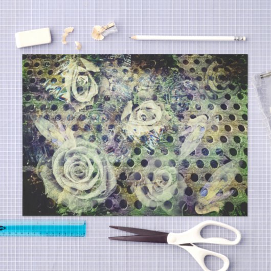  Rusty Roos & Angel Wing Tissue Paper Tissuepapier (Craft)