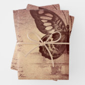 Rusty Roos Butterfly Inpakpapier Vel (In situ)