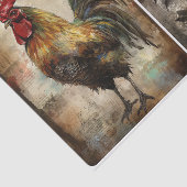 Rusty Rooster Tissuepapier (Detail)