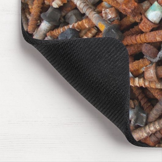 Rusty Screws Mousepad Muismat (Hoek)