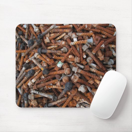Rusty Screws Mousepad Muismat (Met muis)