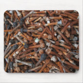 Rusty Screws Mousepad Muismat (Voorkant)
