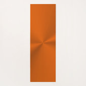 Rusty sinaasappel met glanzend effect yogamat (Achterkant)