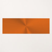 Rusty sinaasappel met glanzend effect yogamat (Voorkant (horizontaal))