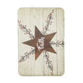 Rusty star and berries, Faith Badmat (Voorkant Verticaal)