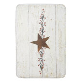 Rusty star en bessen badmat (Voorkant Verticaal)